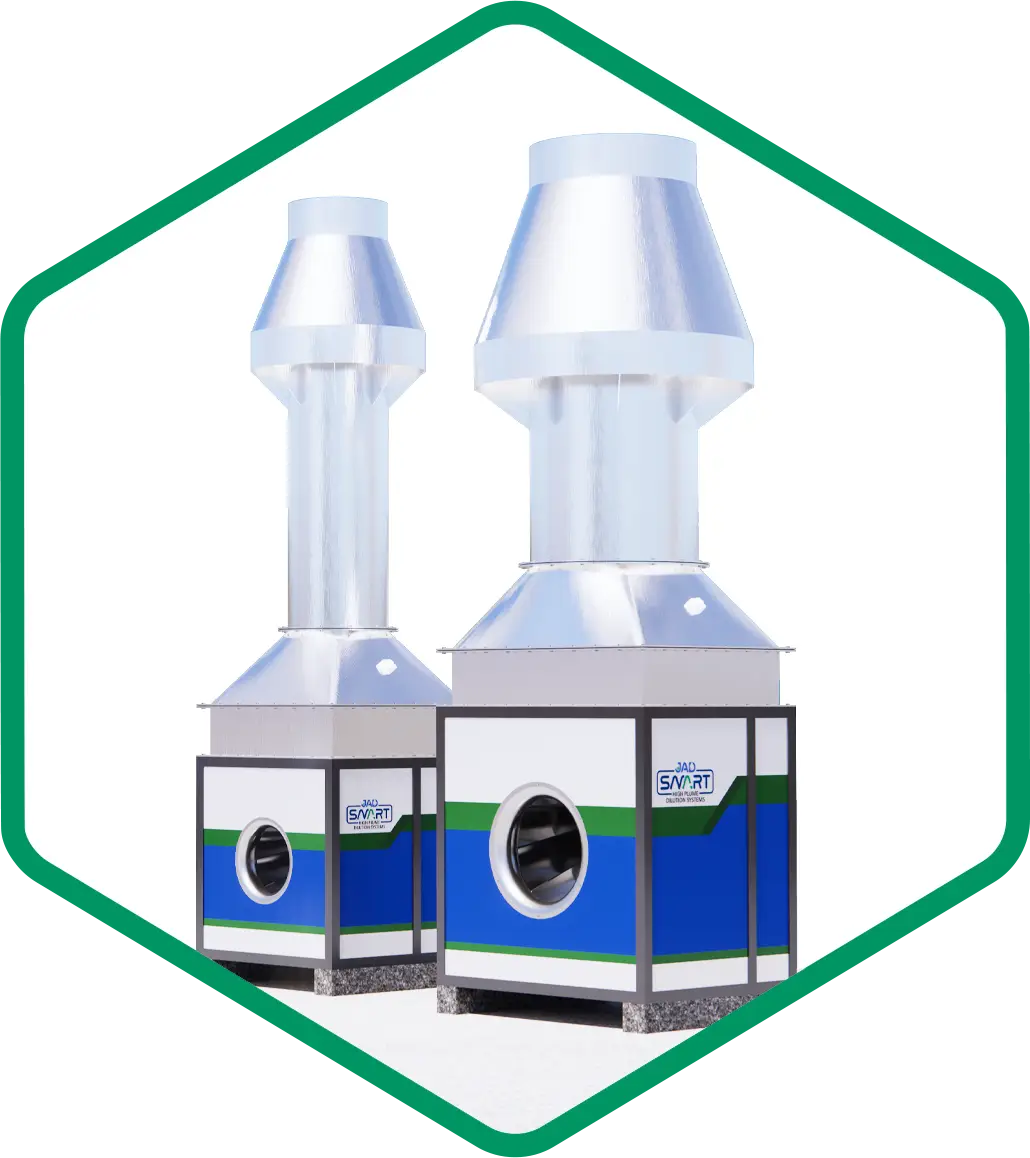 JAD Smart Series High Plume Dilution Fan System. Laboratory Exhaust Solution. Engineered for Laboratory & Critical Exhaust Applications. Elevating Exhaust Safety Through enhanced Dilution Performance.